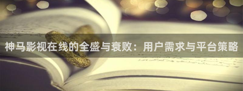 丝瓜在线播放：神马影视在线的全盛与衰败：用户需求与平台策略